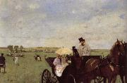 Edgar Degas A Carriage at the Races oil painting